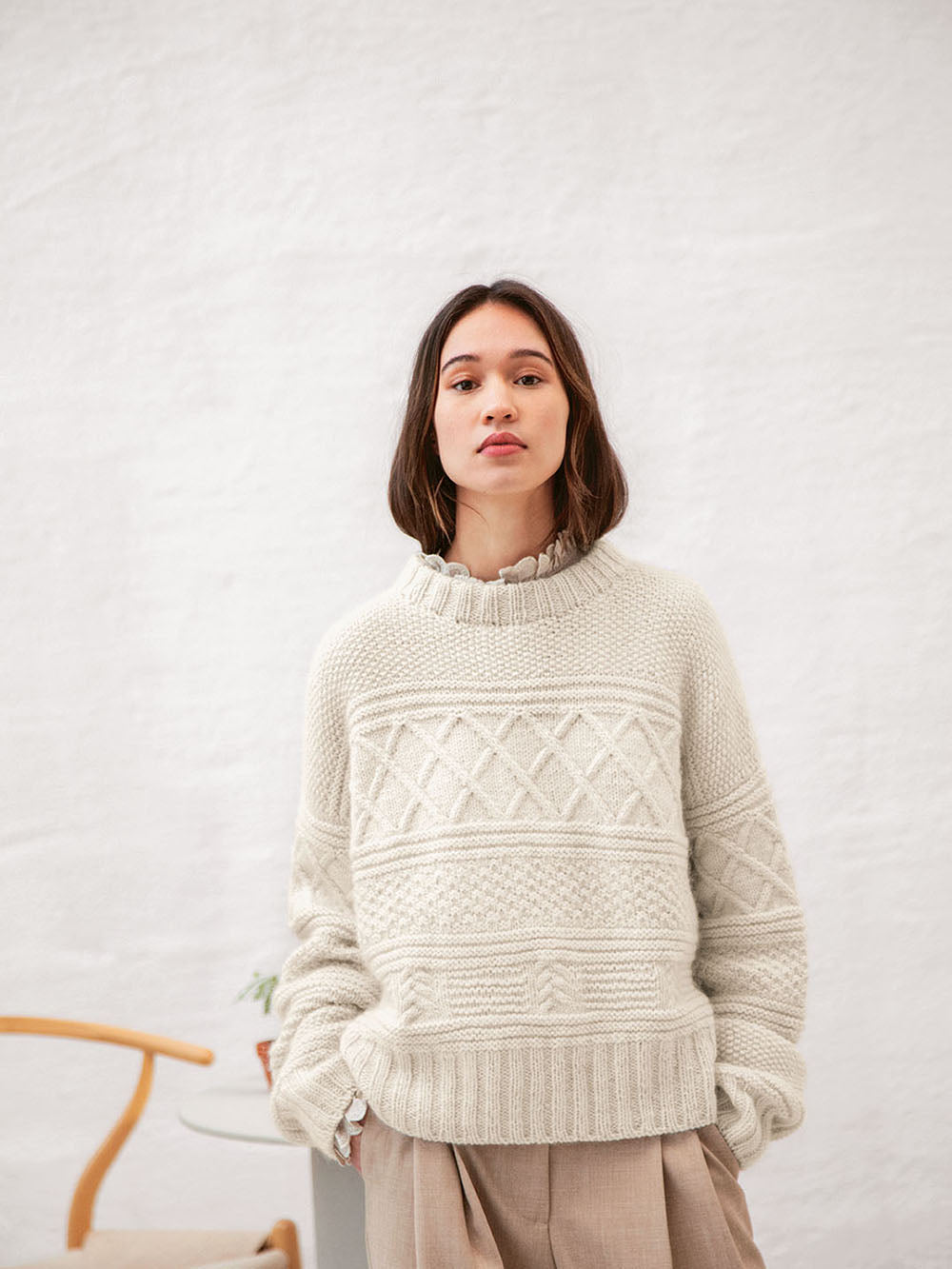 Sweter Guernsey