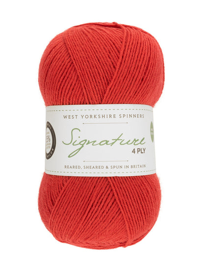Signature 4ply 510 Cayenne Pepper - motek włóczki